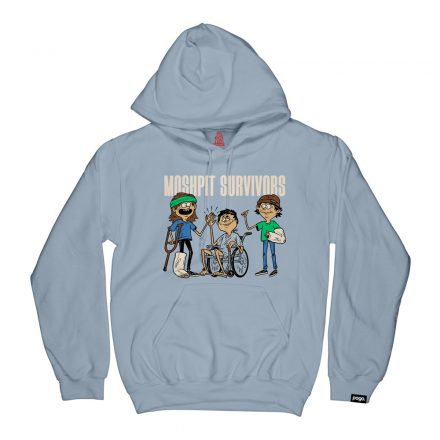 Pogo "Moshpit Survivors" hoodie - Ocean Blue