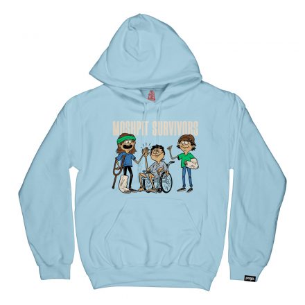 Pogo "Moshpit Survivors" hoodie - Ocean Blue