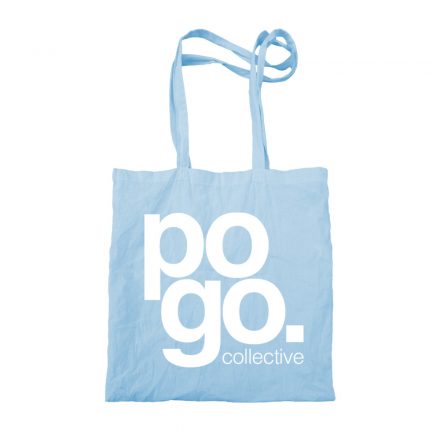 Pogo "Icon" tote bag - Sky Blue/White