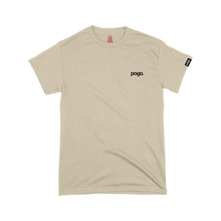 Pogo "Basics" tee - Sand/Black