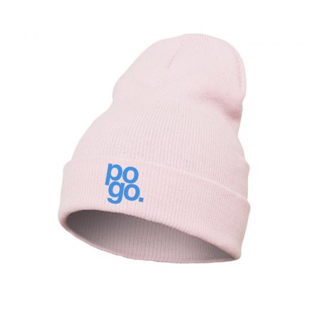 Pogo "Icon" long beanie - Baby Pink/Blue