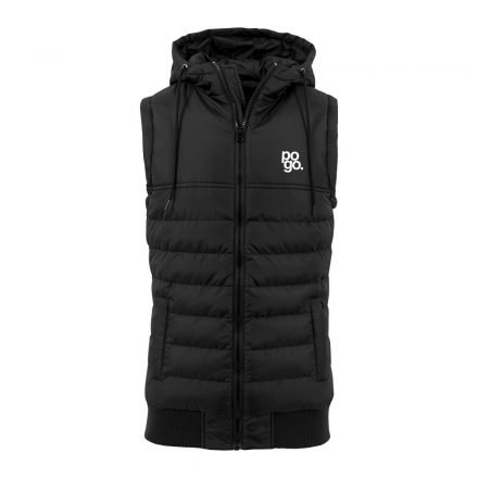 Pogo "Icon" bubble vest - Black/White