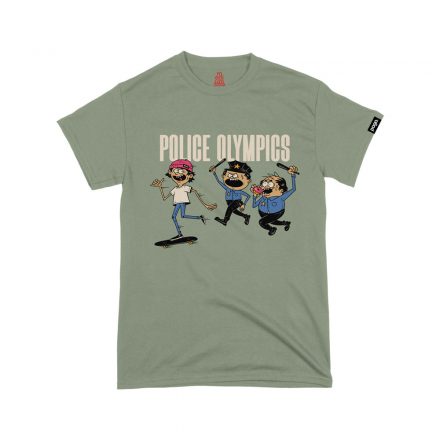 Pogo "Police Olympics" tee - Sage