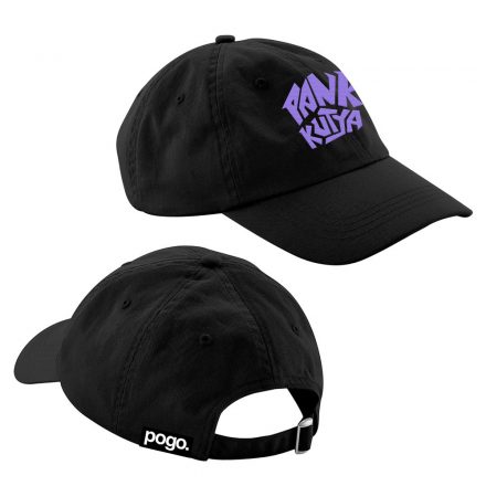 Pogo x Pankkutya dad cap - Black/Violet