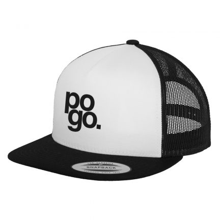 Pogo "Headbang" trucker cap - White/Black