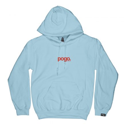 Pogo "Pit Surfer" hoodie - Ocean Blue/Red